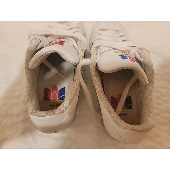 ADIDAS SUPERSTAR J YOUTH BIG KIDS SHOES_WHITE/BLACK FU7712-100-SIZE 5.5 - Picture 9 of 10